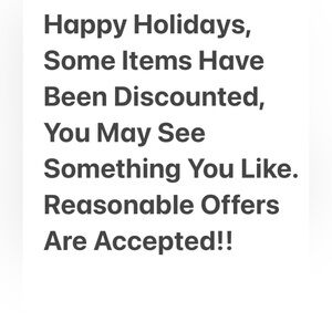 Holiday Sale Text Wall Decal - Festive Shopping Message